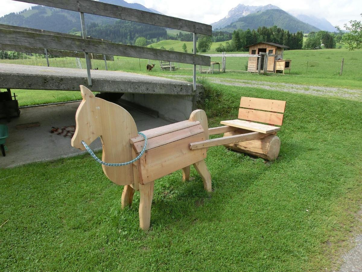 Bio-Bauernhof Bachangerhof เคิสเซน ภายนอก รูปภาพ
