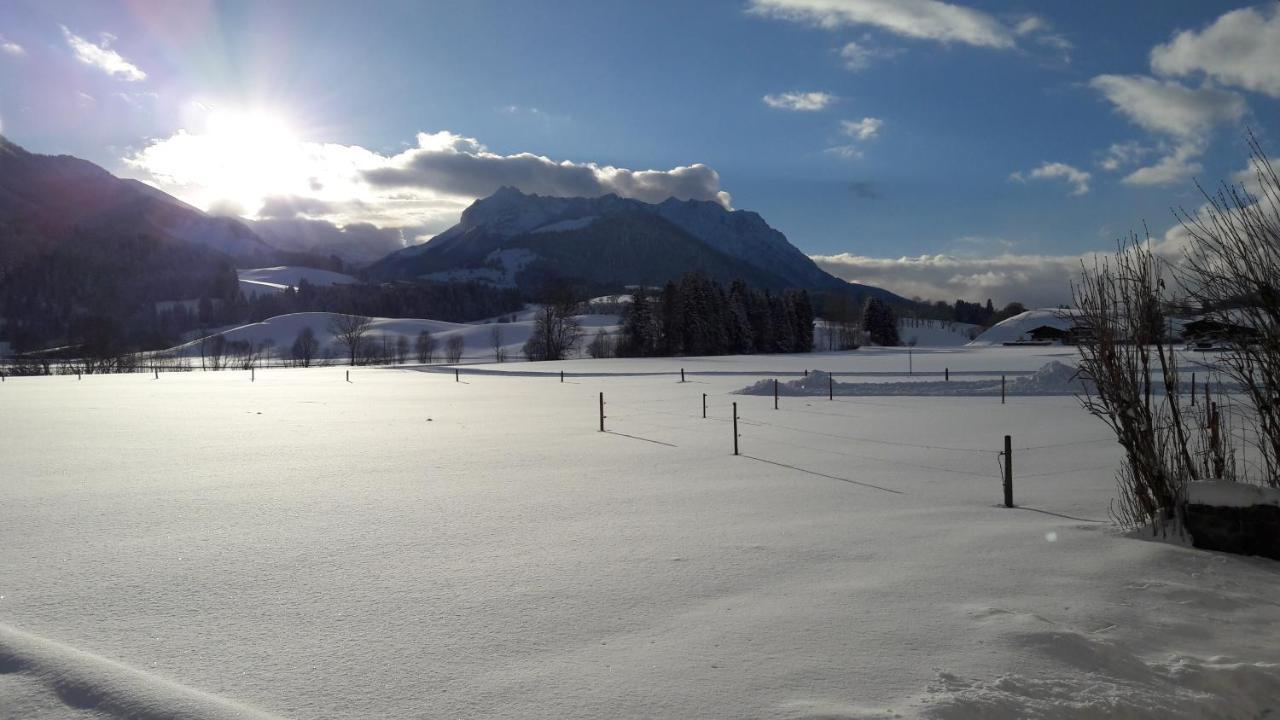 Bio-Bauernhof Bachangerhof เคิสเซน ภายนอก รูปภาพ